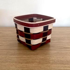 Longaberger 2017 Americana Everyday USA Square Up Basket & protector set